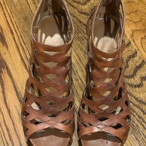 Franco Sarto Leather Gladiator sandal